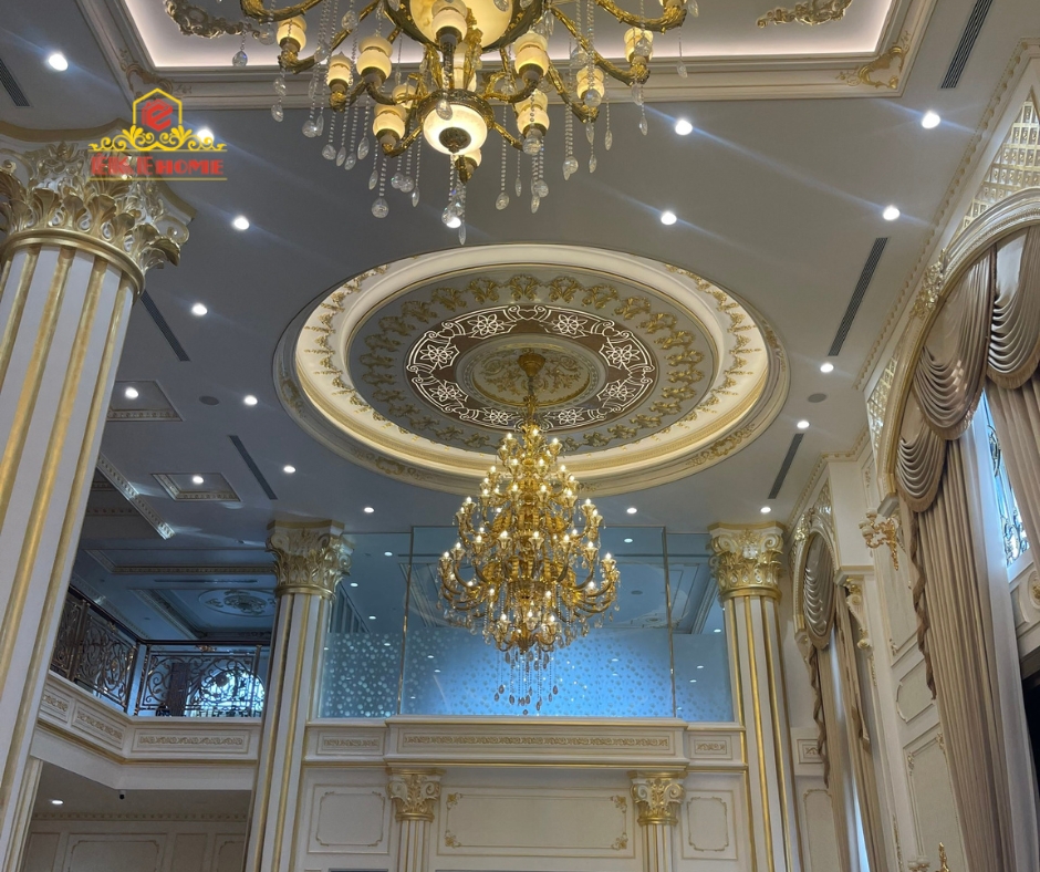 Thi công nhà dát vàng tại Quảng Ngãi