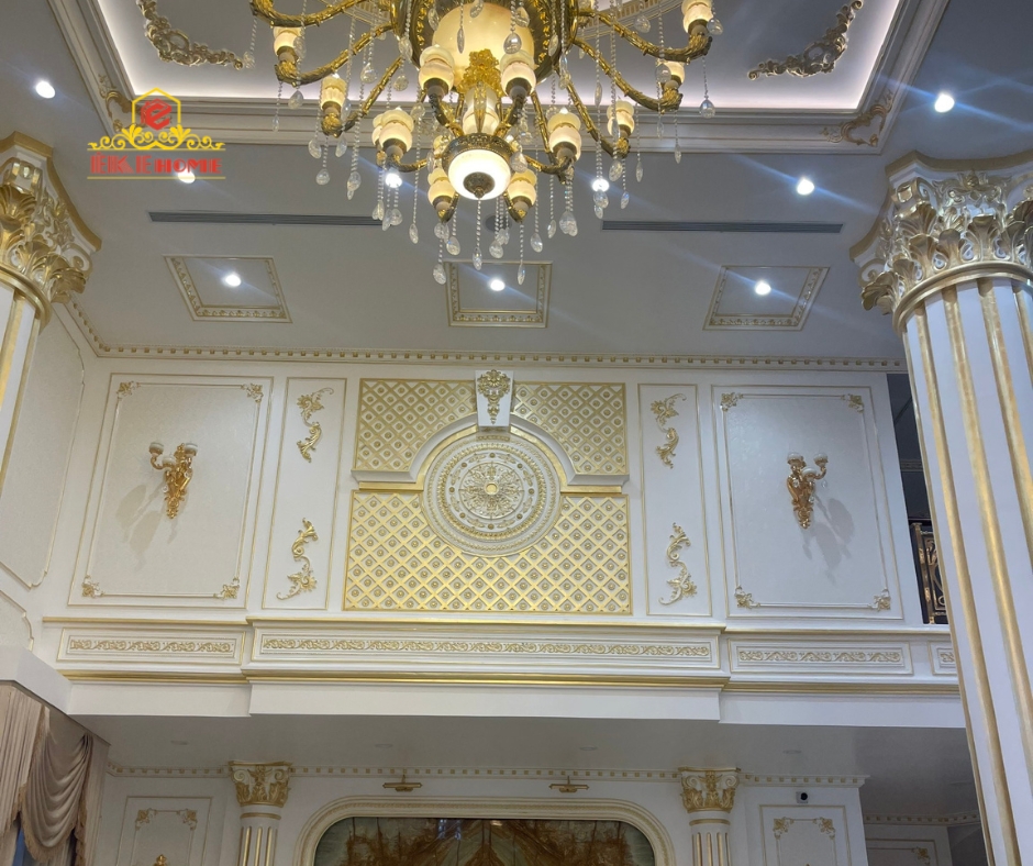 Thi công nhà dát vàng tại Quảng Ngãi